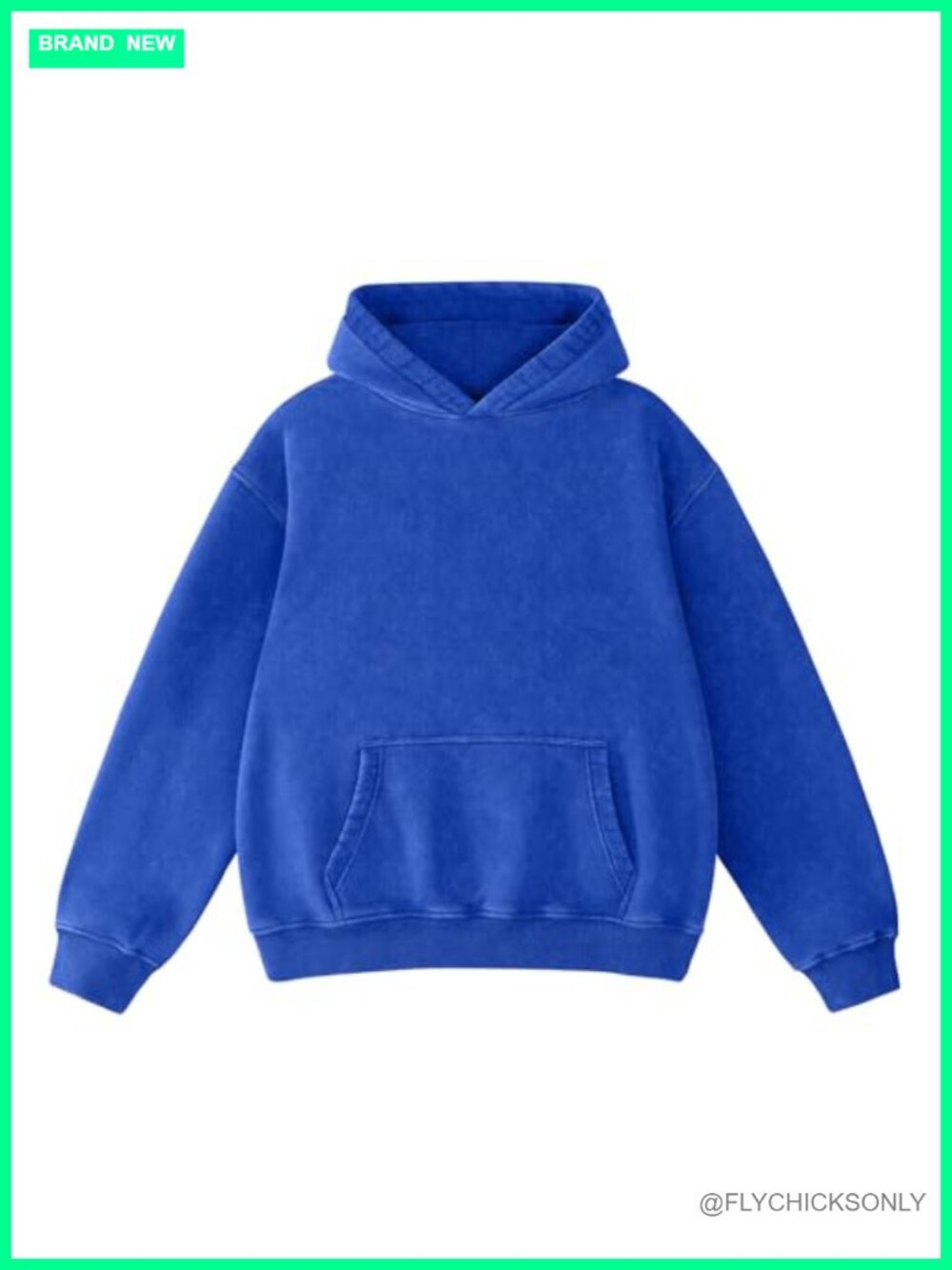 Oversized Acid Wash Pullover Hoodie Fleece Lined Kangaroo Pocket Womens